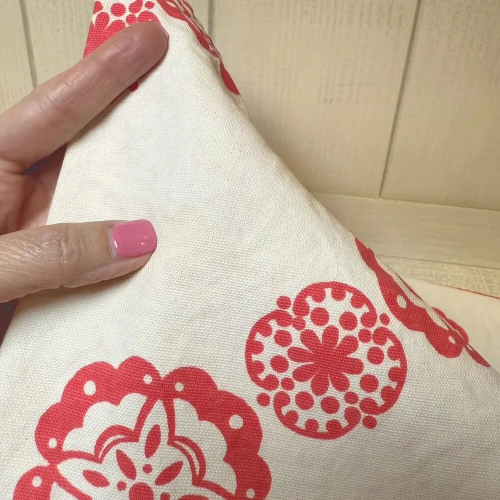 Anthropologie Dinner Napkins Floral Boho Beachy Geometric ~ Set of 4